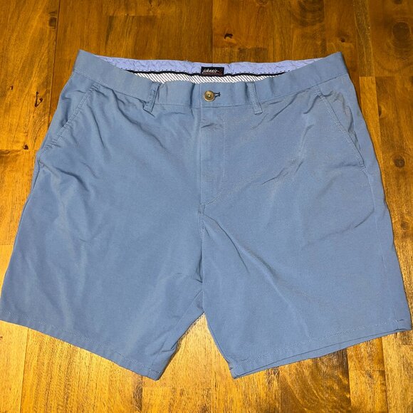 Johnnie-O men's light blue chino shorts size 35 7" inseam - Picture 1 of 8